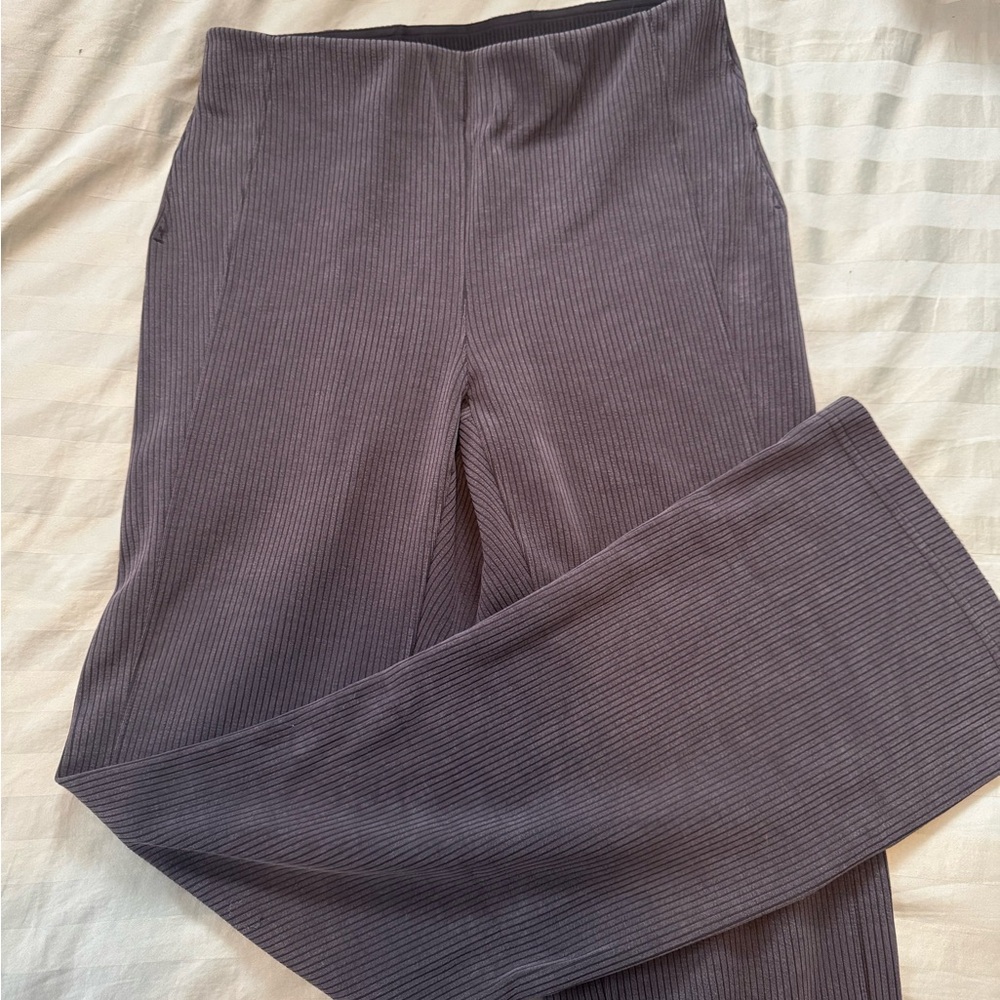 Black Lululemon flare pants